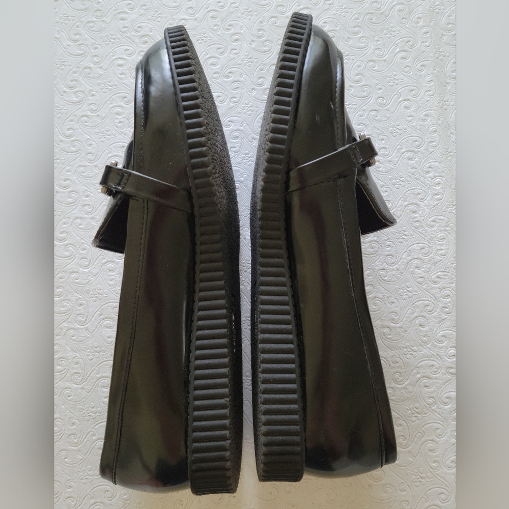 Rocket Dog Black Patent Leather Slip on Shoes  Loafers Womens Size 8.5 - Picture 3 of 10